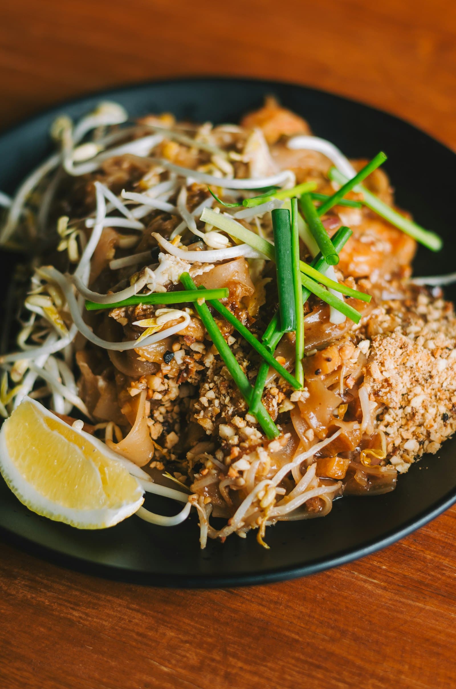 Fresh Thai noodles and herbs at Le Dee Thai Cuisine